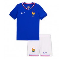 Francja Koszulka Podstawowa dzieci ME 2024 Krótki Rękaw (+ krótkie spodenki)